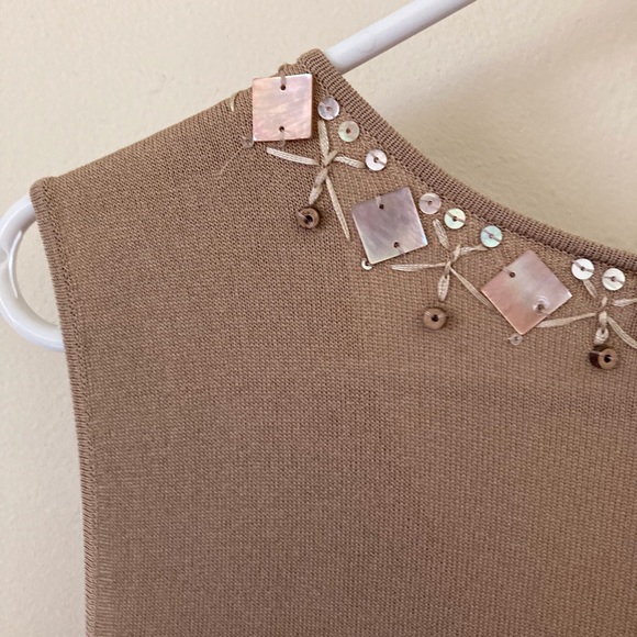 Talbots sleeveless silk top size Large - Picture 3 of 5